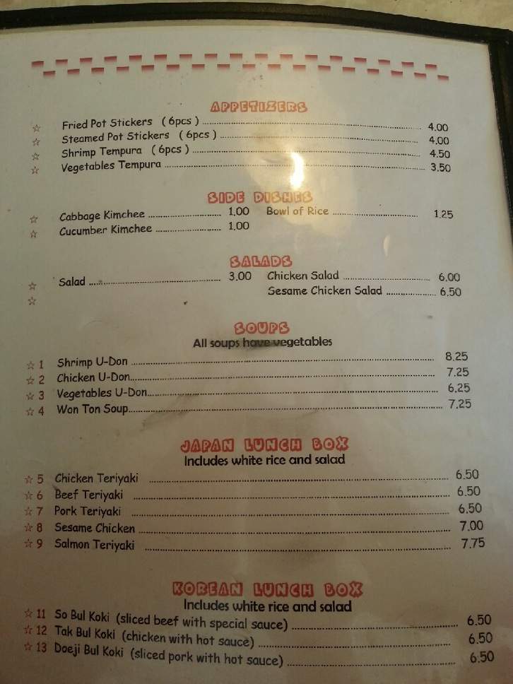 Kang San Korean-Japanese Food - Box Elder, SD menu_pic