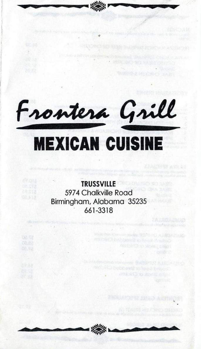 Frontera Grill - Birmingham, AL