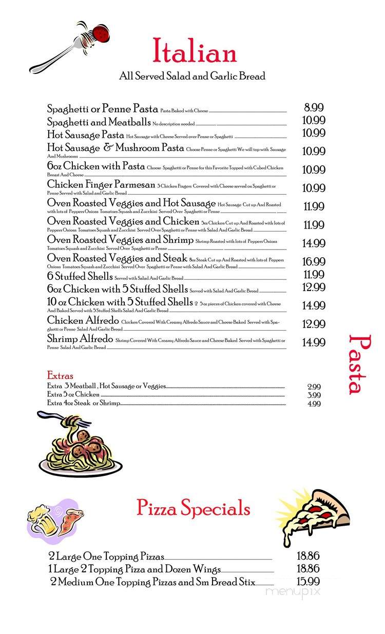 Joey's Restaurant - Houtzdale, PA menu_pic