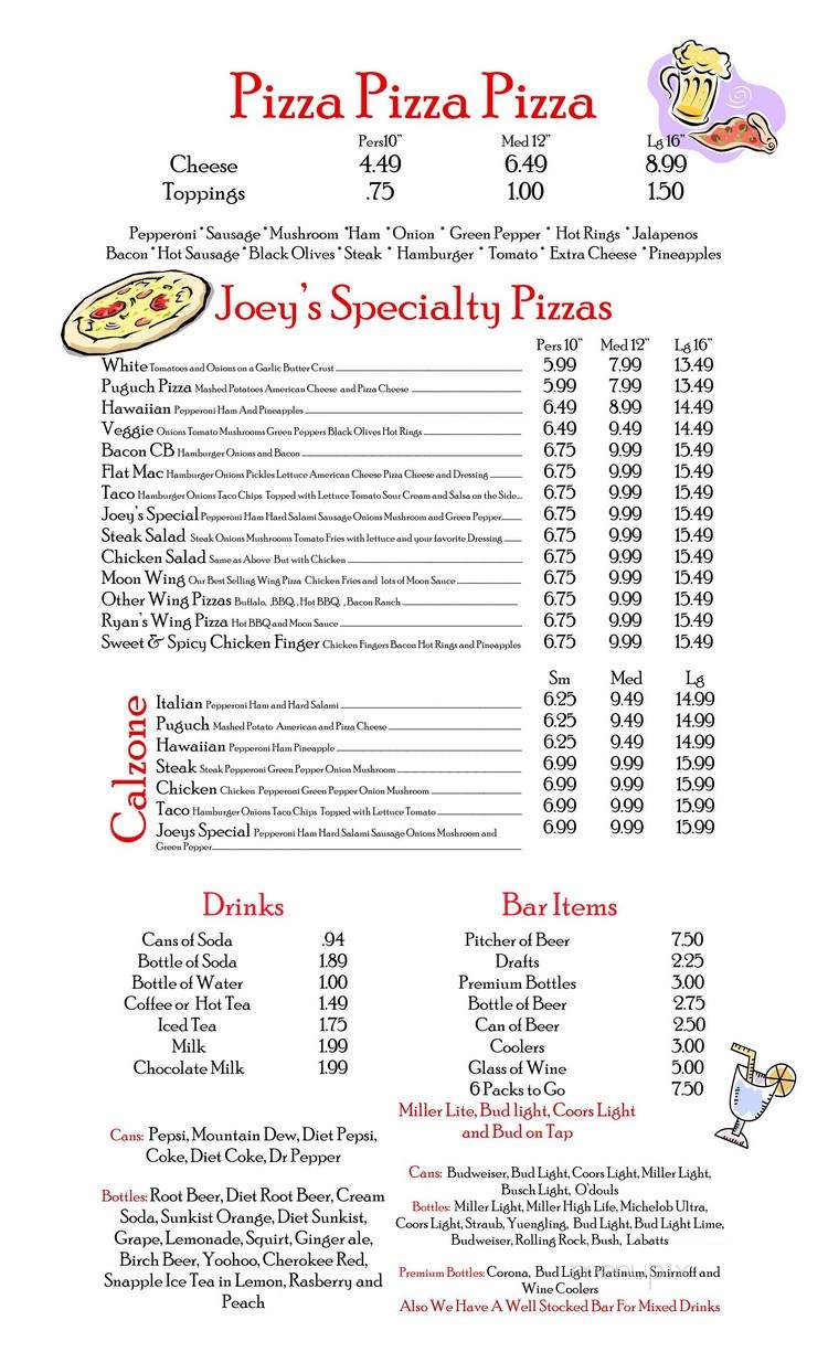 Joey's Restaurant - Houtzdale, PA