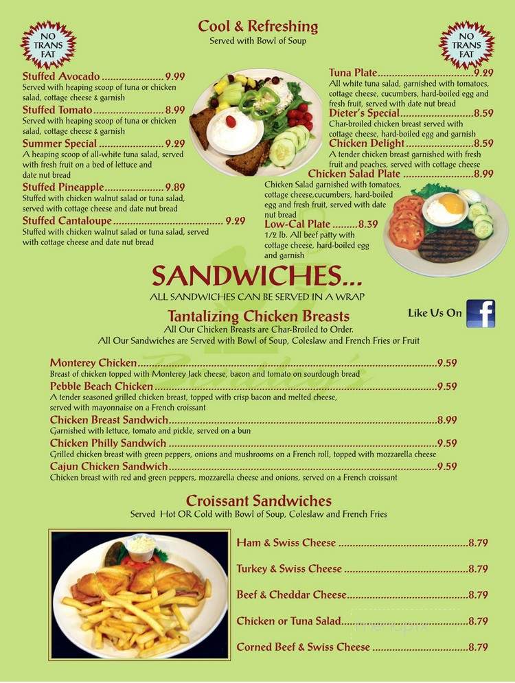 Bentley's Pancake House - Wood Dale, IL menu_pic