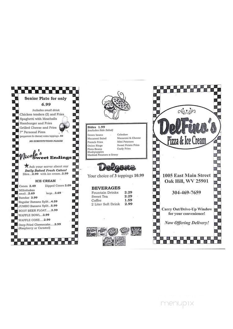 Delfino's Pizza and Ice Cream - Oak Hill, WV