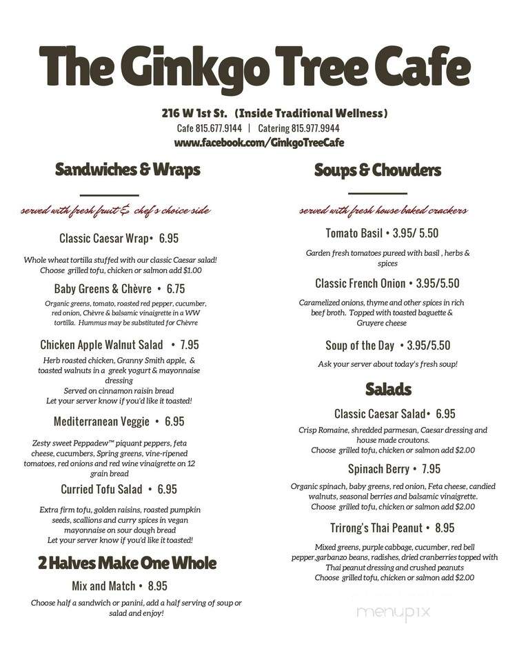 Ginkgo Tree Cafe - Dixon, IL