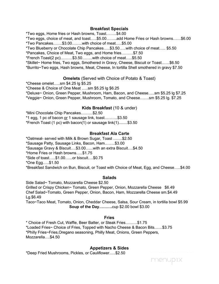 Crossroads Cafe - Crooksville, OH menu_pic