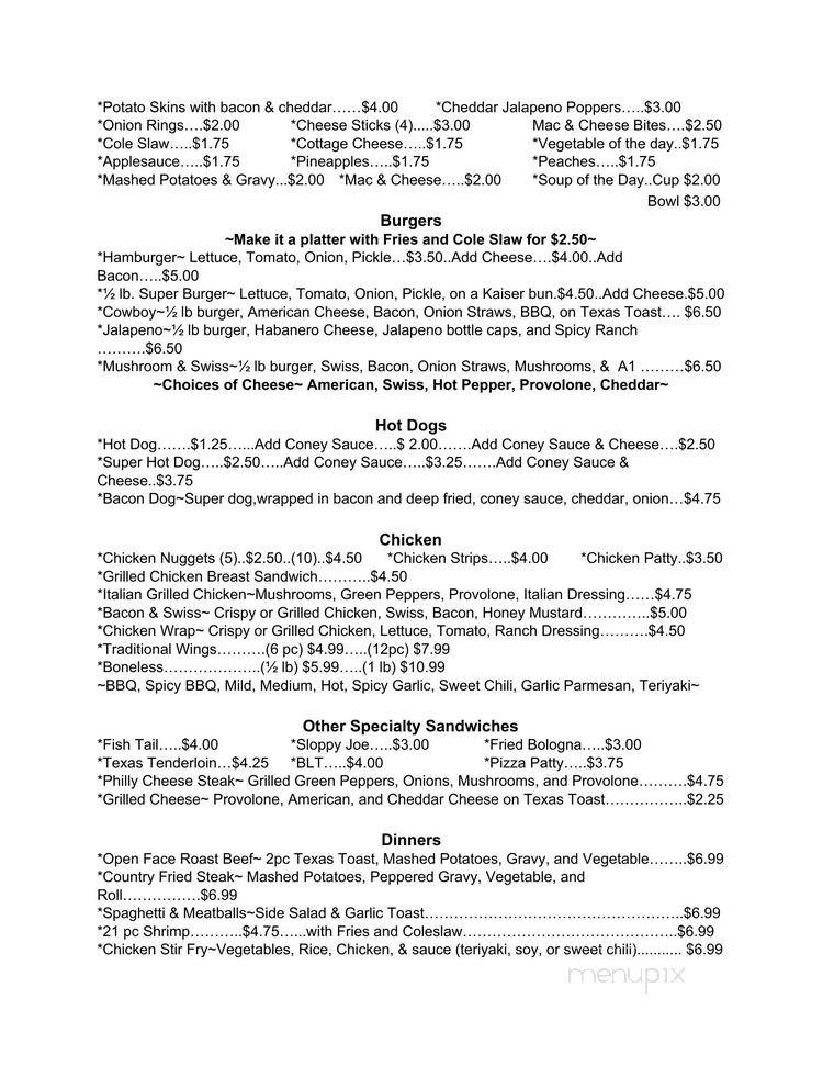 Crossroads Cafe - Crooksville, OH menu_pic