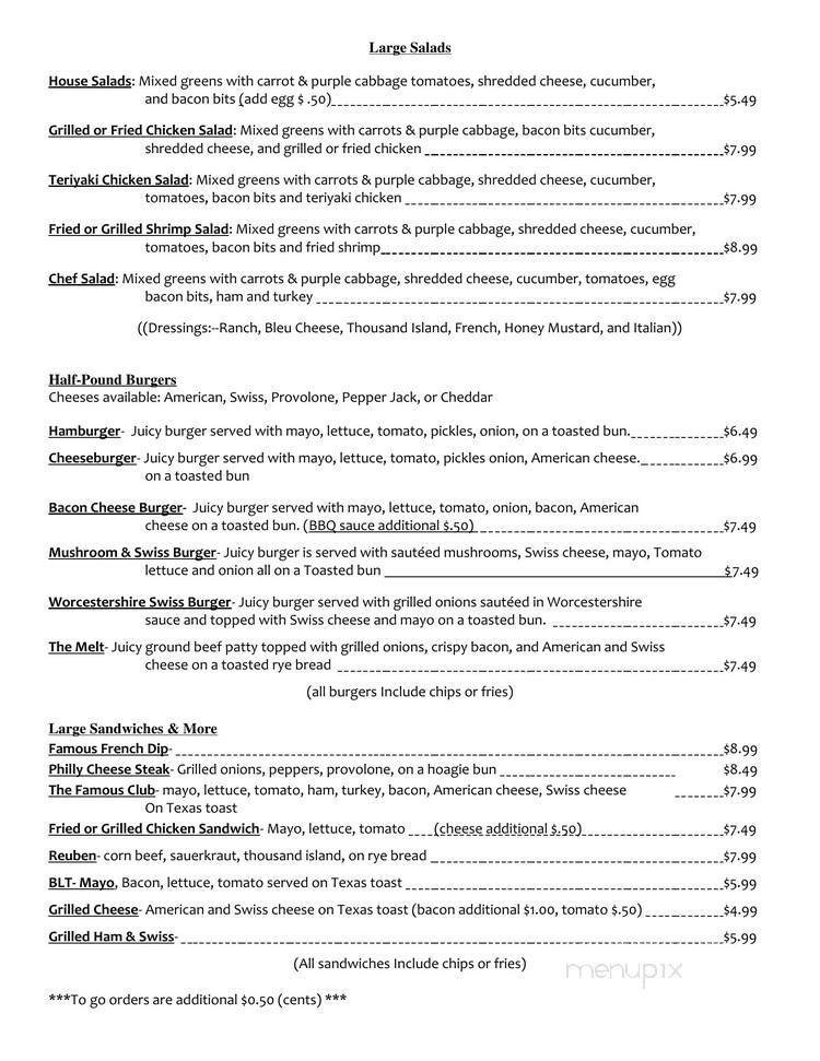 Booyah Wings and Cafe - North Charleston, SC menu_pic