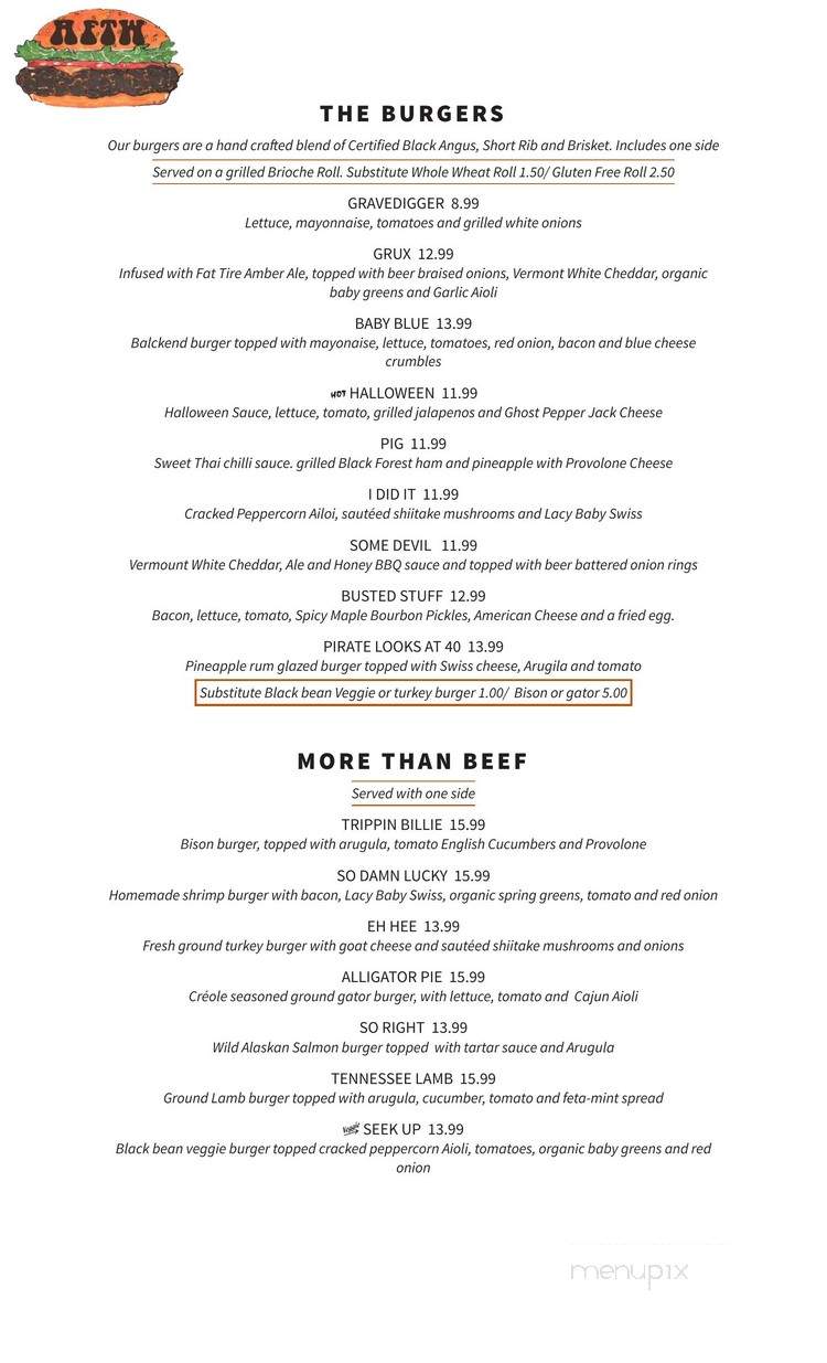 Away from the World Cafe - Cedar Key, FL menu_pic