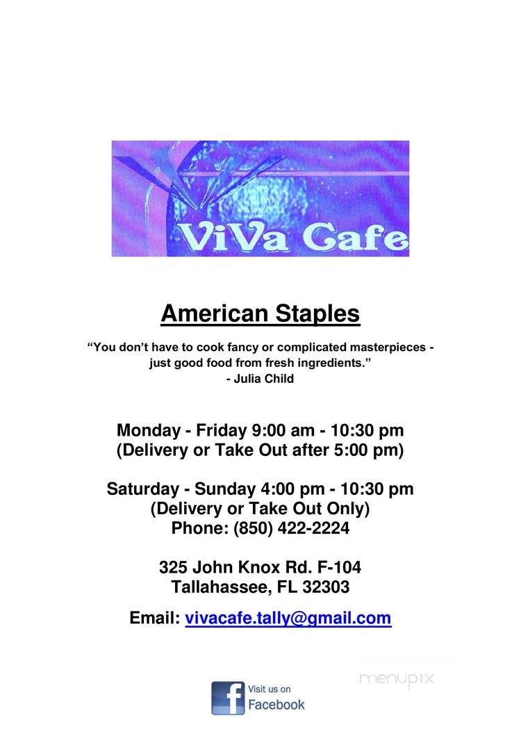 Viva Cafe - Tallahassee, FL