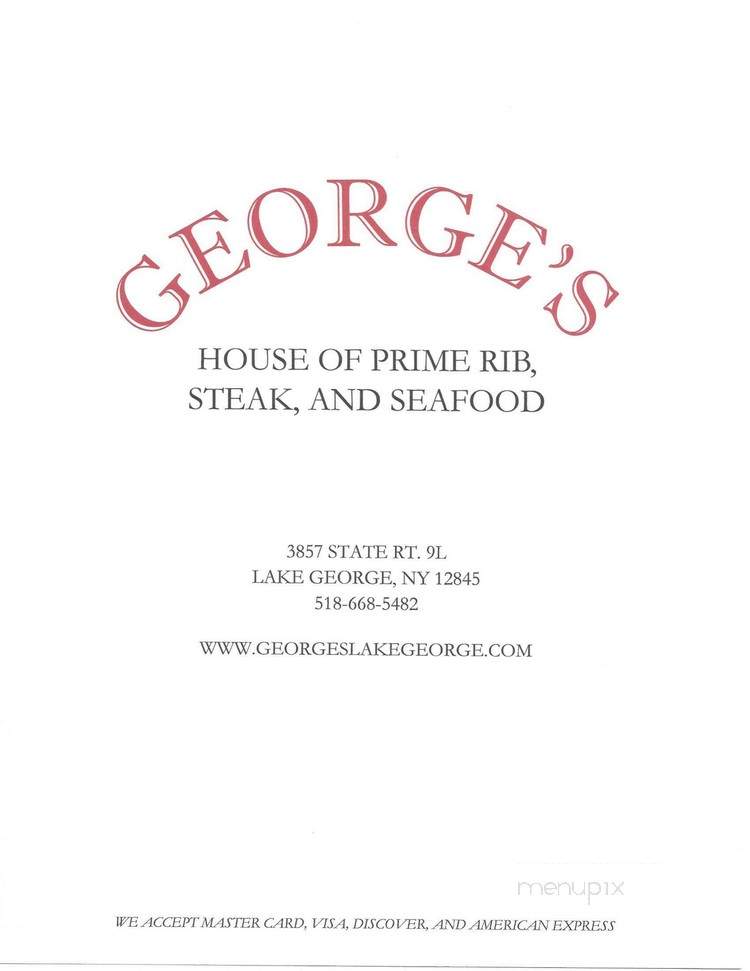 Caldwell House Restaurant - Lake George, NY menu_pic