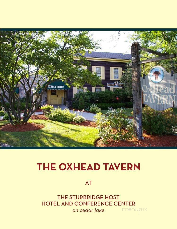 Oxhead Tavern - Sturbridge, MA menu_pic
