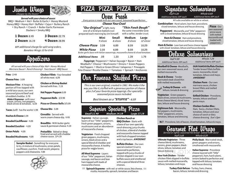 Jim & Sue's Lake City Pizza - Lake City, PA