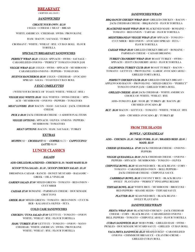 Time Pressed Bistro - Palm Beach Gardens, FL menu_pic