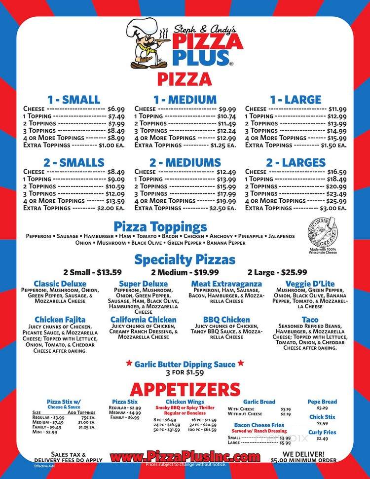 Zachary's Steak House - Kingsport, TN menu_pic