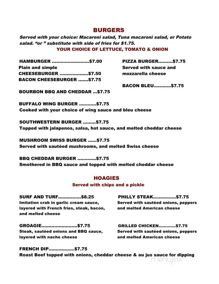 Mayfield Grill - Mayfield, NY menu_pic
