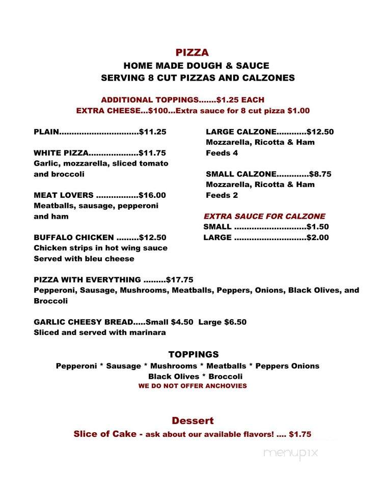 Mayfield Grill - Mayfield, NY menu_pic