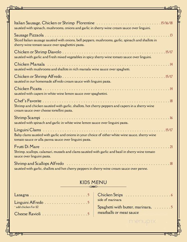 Luigi's Italian Restaurant - Liberty, MO menu_pic