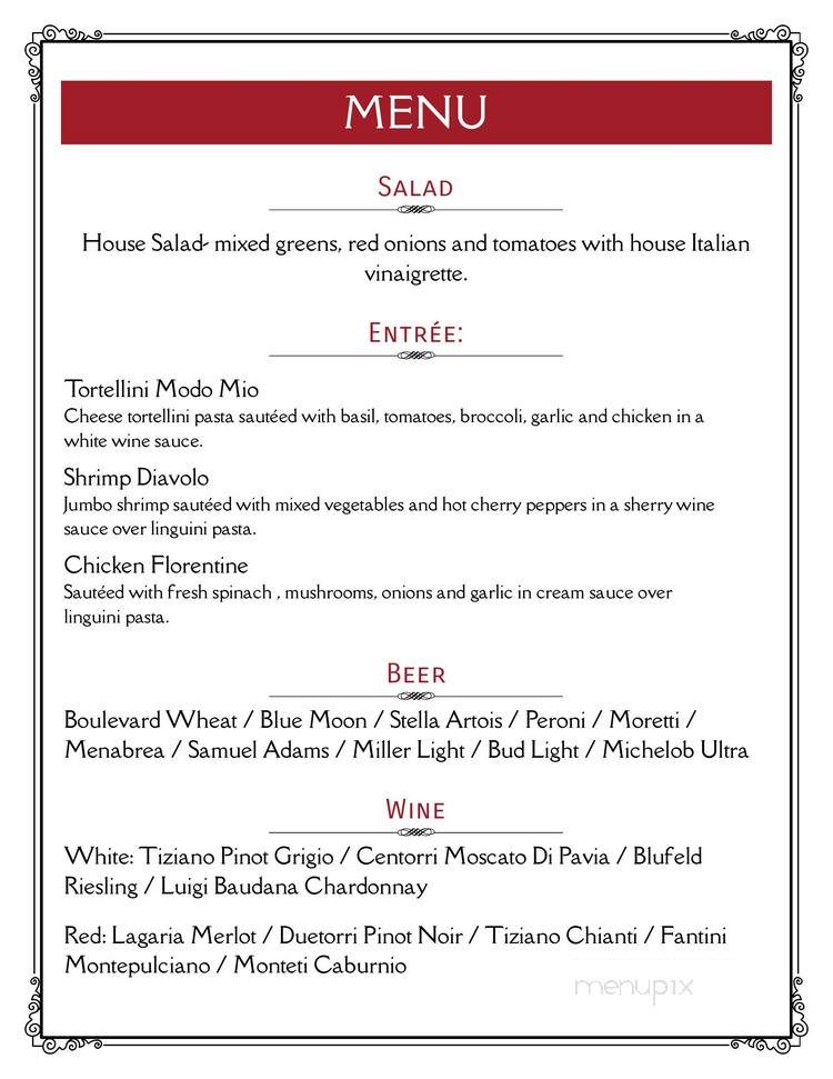 Luigi's Italian Restaurant - Liberty, MO menu_pic