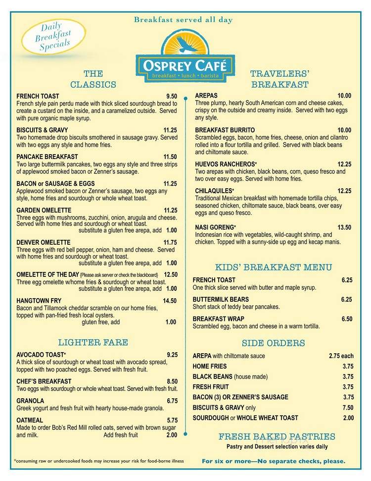 Osprey Cafe - Seaside, OR