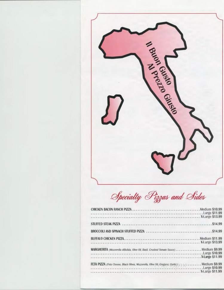 M&M Scotto's Pizzeria - DuBois, PA menu_pic