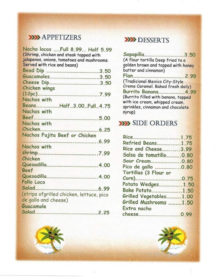 La Llave Del Caribe - Bowling Green, KY menu_pic