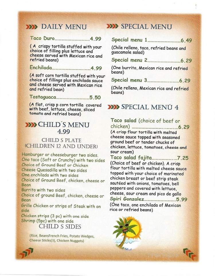 La Llave Del Caribe - Bowling Green, KY menu_pic