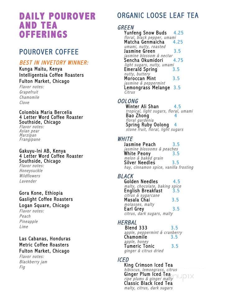 Daily Projects Cafe & Eatery - Algonquin, IL menu_pic