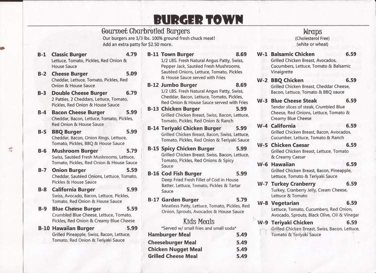Burger Town - Renton, WA