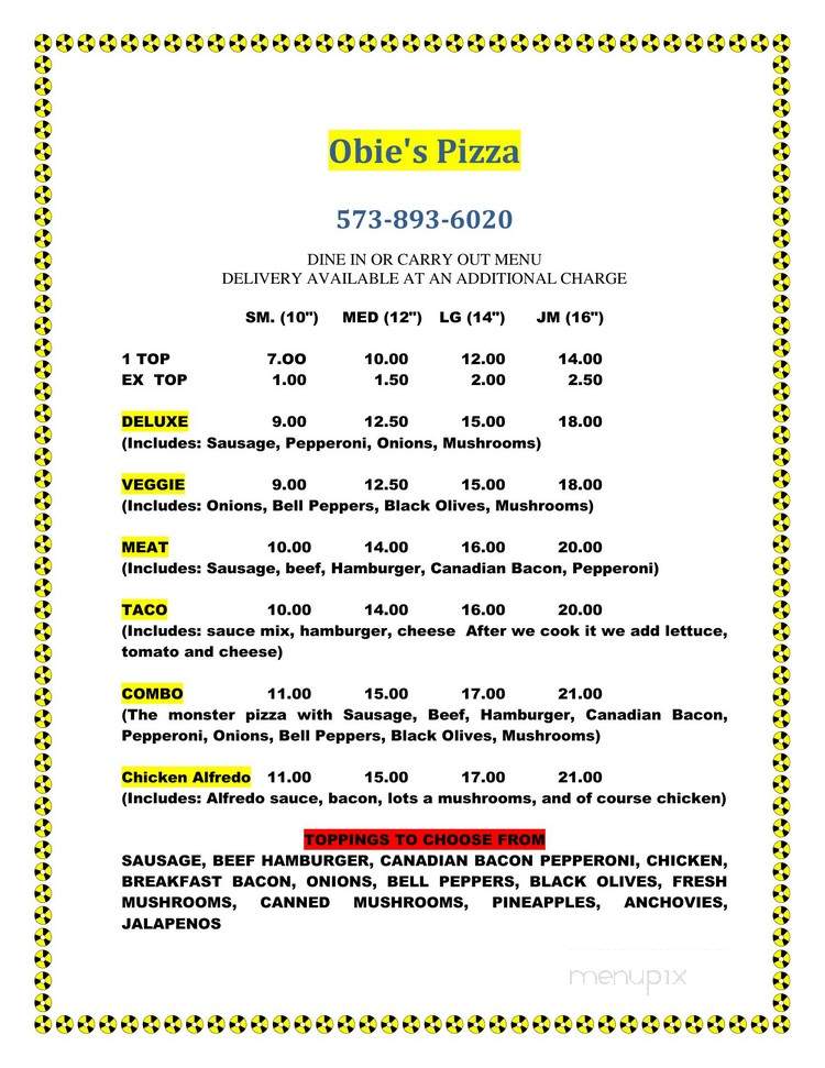 Obie's Pizza - Jefferson City, MO