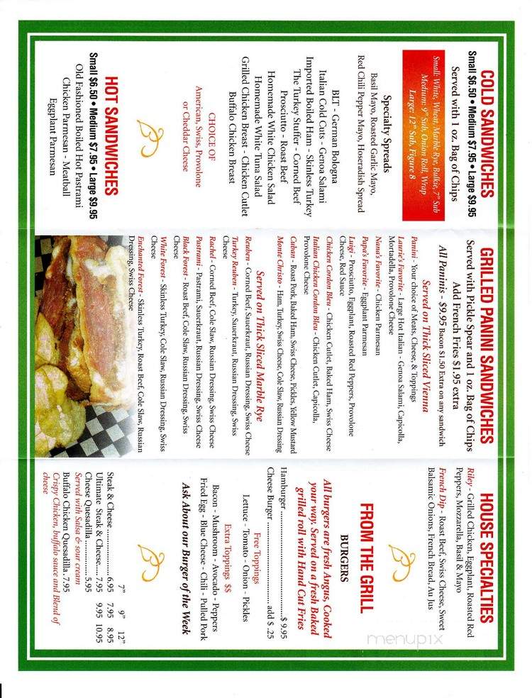 Stowells Cafe - Plymouth, MA menu_pic