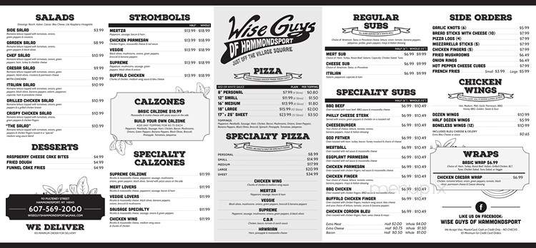 Wiseguys Pizzeria & Subs - Hammondsport, NY