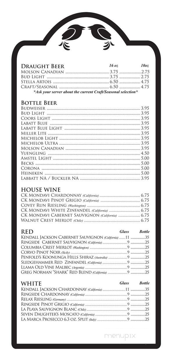 Eckl's Beef & Weck Restaurant - Orchard Park, NY menu_pic