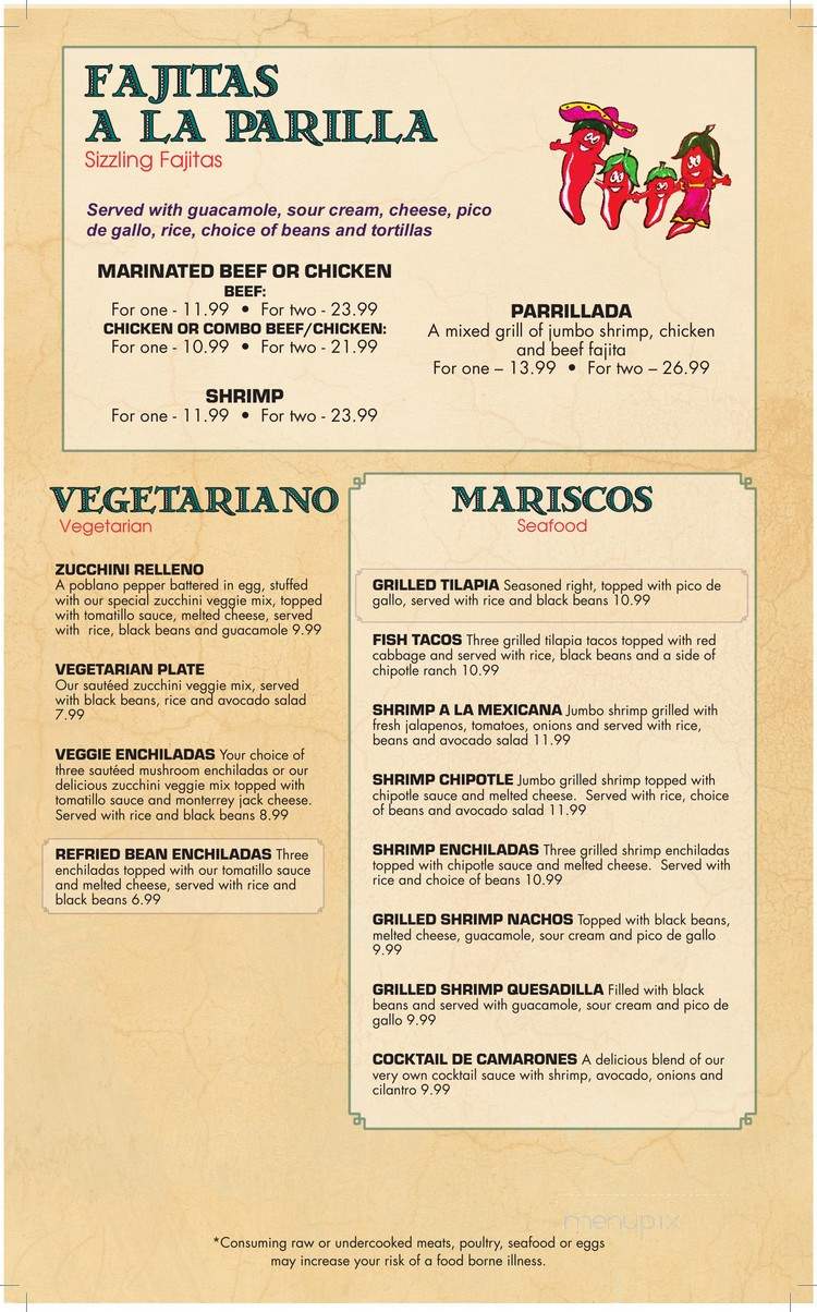 La Familia Mexican Restaurant - Austin, TX menu_pic