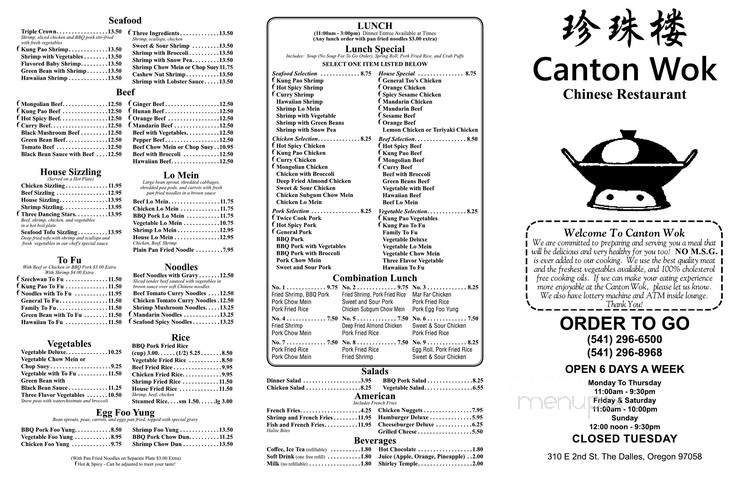 Canton Wok - The Dalles, OR