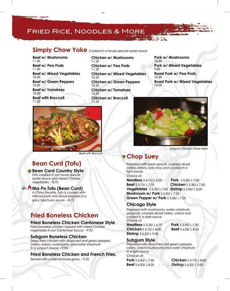 Kahula Restaurant - Sturbridge, MA menu_pic