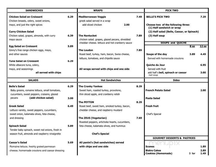Annabell's Emporium and Cafe - Loudon, TN menu_pic