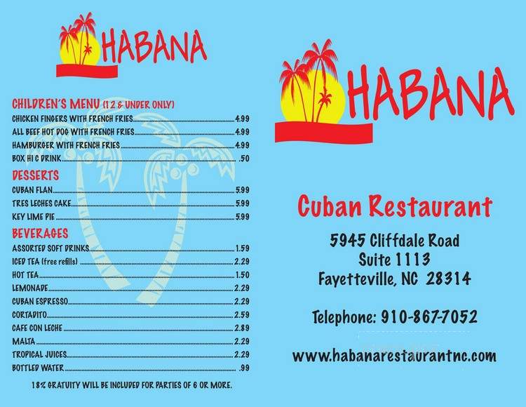 Habana Restaurant - Fayetteville, NC