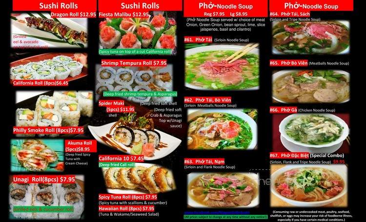 Nippon Grill Sushi - Maize, KS menu_pic