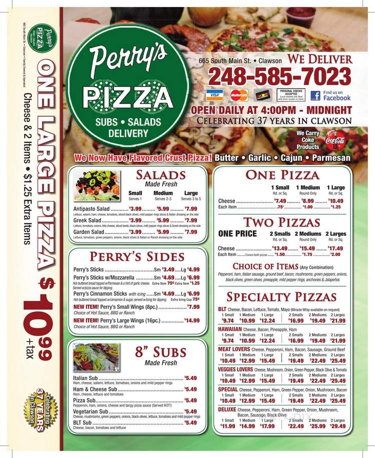 Perry's Pizza - Clawson, MI