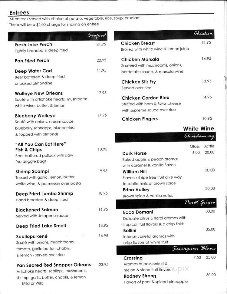 Oscar & Joeys Roadhouse - Birch Run, MI menu_pic