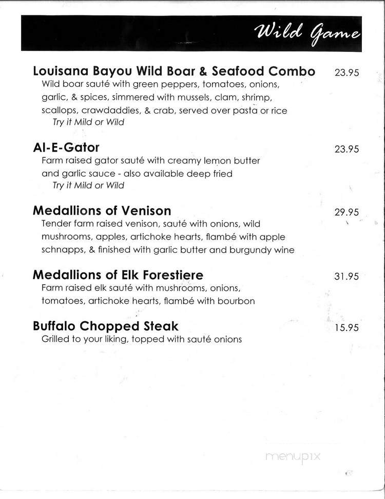 Oscar & Joeys Roadhouse - Birch Run, MI menu_pic