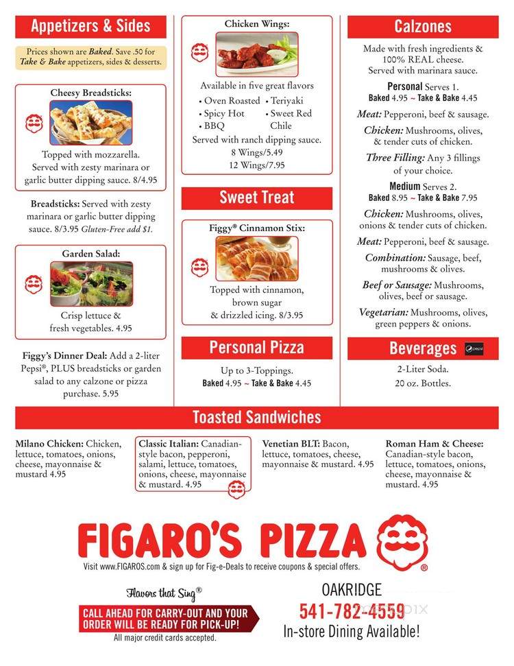 Figaro's Pizza - Oakridge, OR