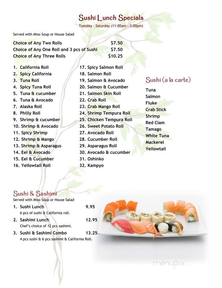 Shiki Sushi and Habachi - Chesapeake, VA menu_pic
