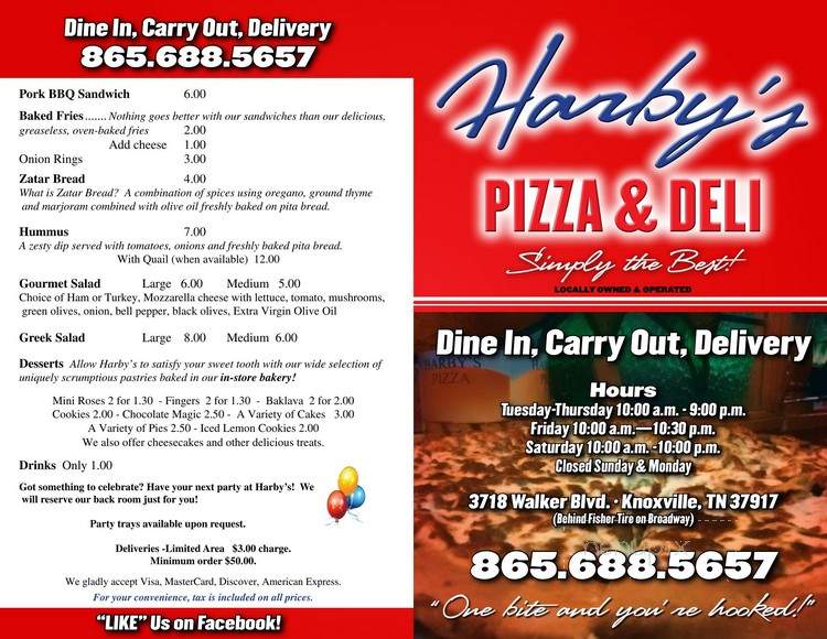 Harby's Pizza & Deli - Knoxville, TN