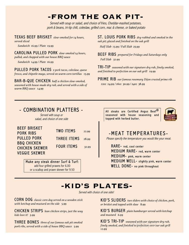 Shamus T Bones - Eureka, CA menu_pic