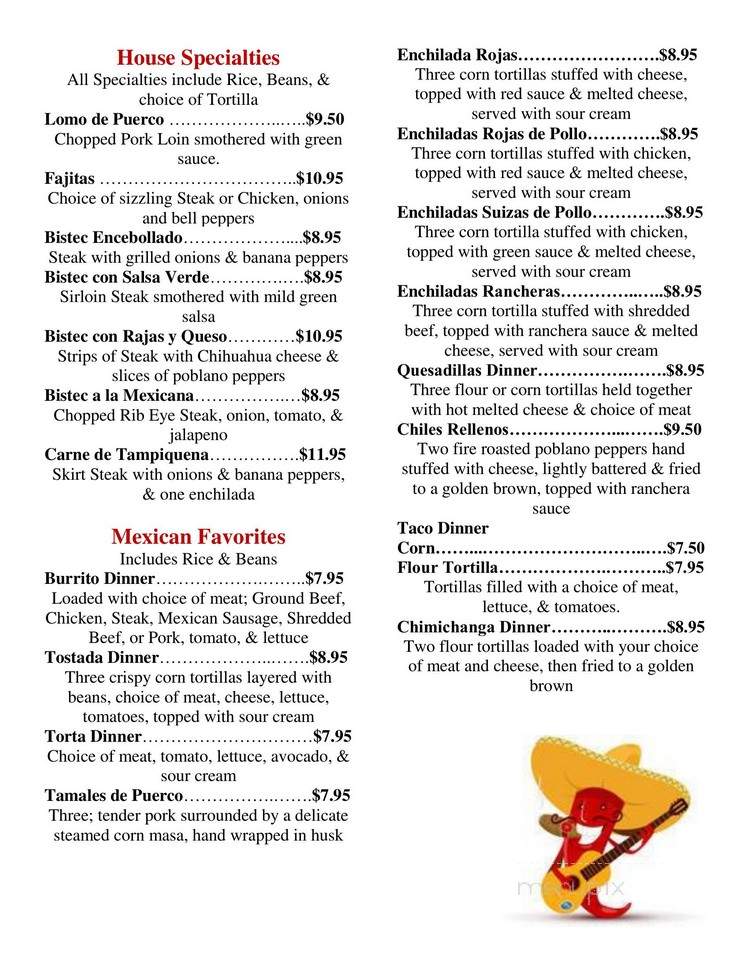 Four Angels - Franklin, WI menu_pic