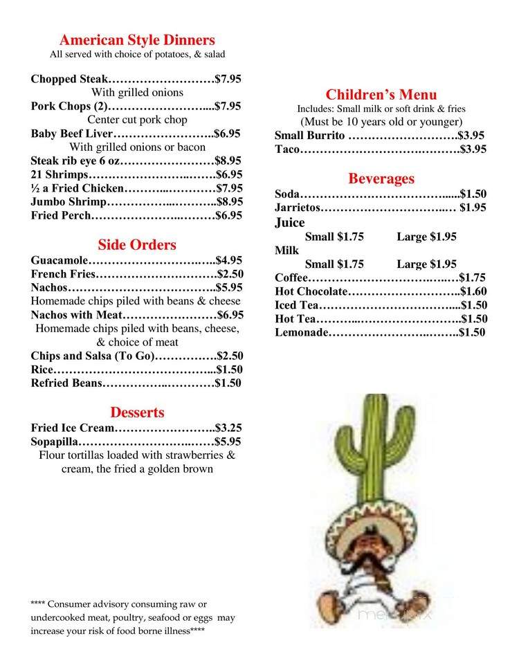 Four Angels - Franklin, WI menu_pic