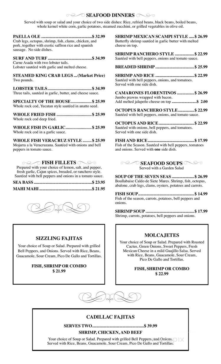 La Paz - Calabasas, CA menu_pic