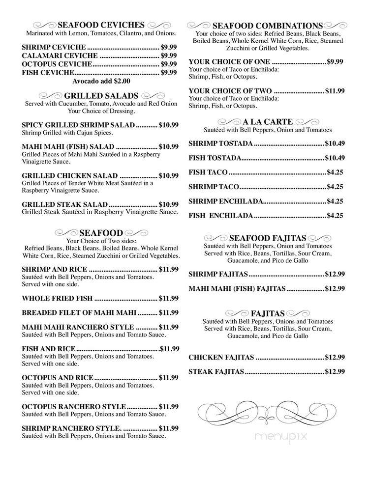 La Paz - Calabasas, CA menu_pic