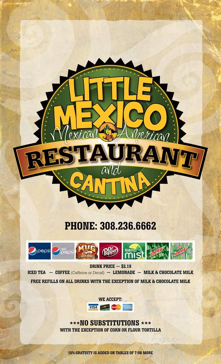 Little Mexico - Kearney, NE menu_pic