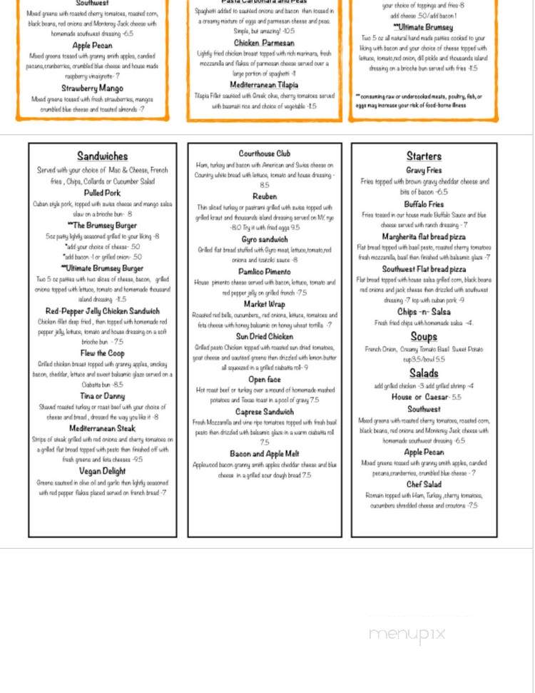Pass The Salt Cafe - Currituck, NC menu_pic